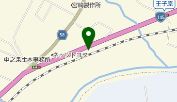 忠央食堂の地図画像