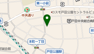 炭火焼肉 白山の地図画像