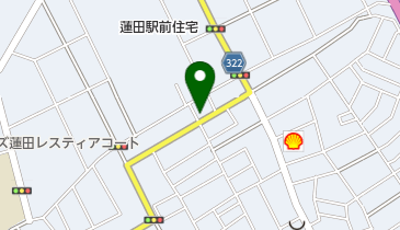 南山ガーデンの地図画像