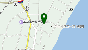 焼肉飯店 山本 鴨川店の地図画像