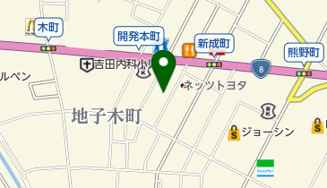 韓亭の地図画像