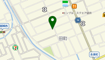 焼肉の李桃閣の地図画像