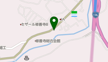 食道苑の地図画像