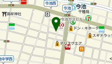 梅田屋の地図画像