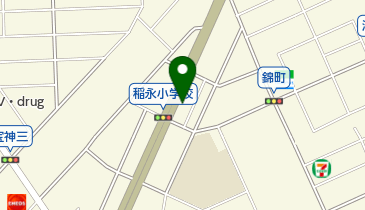 とん八の地図画像