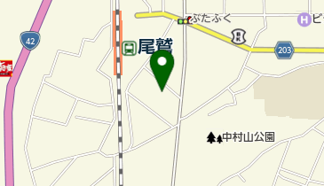 焼肉なかむらの地図画像