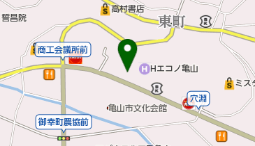 焼肉じゅうじゅう百の地図画像