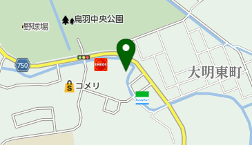 焼き肉 新京の地図画像