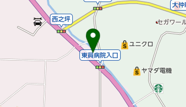 焼肉 じんの地図画像