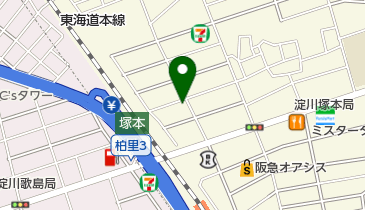 安来の地図画像