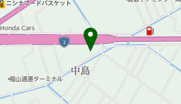 焼肉しおつ中島店の地図画像