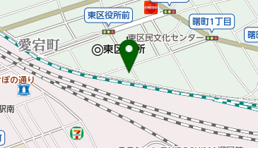 焼肉鉄橋の地図画像