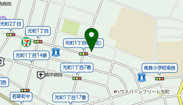 やきやき亭の地図画像