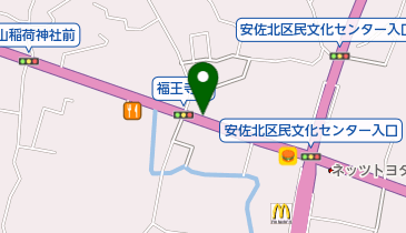 焼肉はなぶさの地図画像