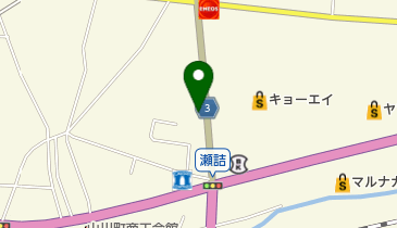 炭火焼肉日本一の地図画像