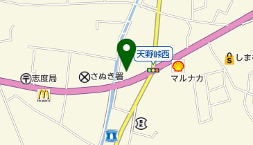 味園の地図画像