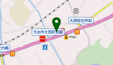 くれもと大西店の地図画像