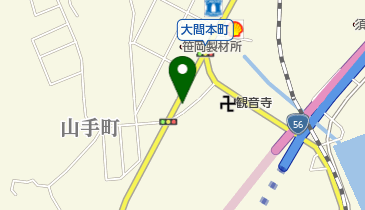 あらお焼肉店の地図画像