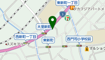 焼肉しんちゃんの地図画像