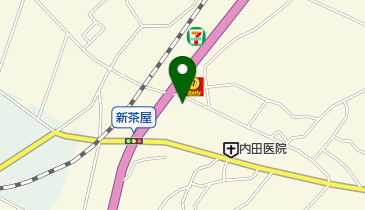 上杉焼肉店の地図画像