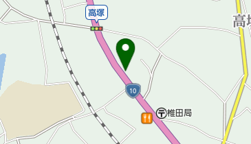 焼肉和楽の地図画像