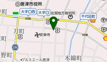 焼肉楽笑の地図画像