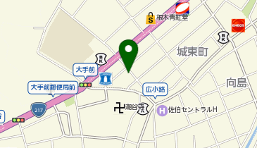 佐伯園の地図画像