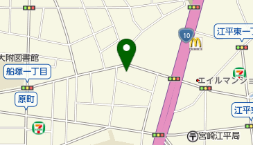 岡崎牧場焼肉店の地図画像