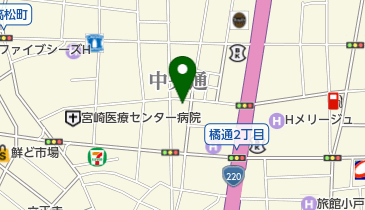 焼肉りょうの地図画像