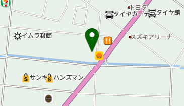 焼肉のさこまの地図画像