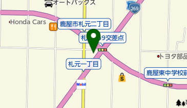 カルビ一番館陣力の地図画像