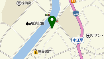 焼肉のタツミの地図画像