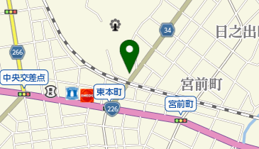 焼肉の盛の地図画像