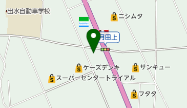 焼肉なべしま 出水店の地図画像