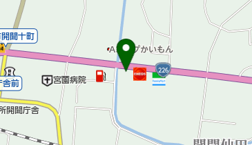 炭焼のとんちん館の地図画像