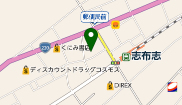 焼肉なかにしの地図画像