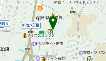 SANSAR新宿店の地図画像