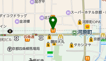 アショカ 京都店の地図画像