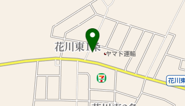 山福食堂の地図画像