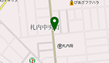 てんやお食事処の地図画像
