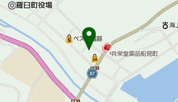 味処いさり火の地図画像