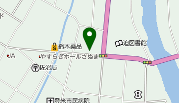 あさの食堂の地図画像