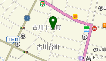 食道苑の地図画像
