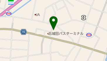 うのき食堂の地図画像