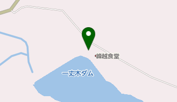 峰越食堂の地図画像