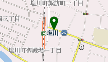 まるまん食堂の地図画像