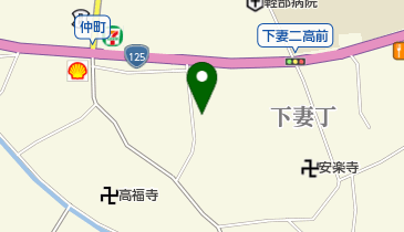 吉野食堂の地図画像