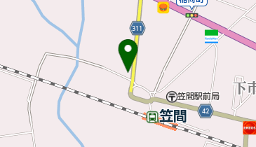 いなり食堂の地図画像