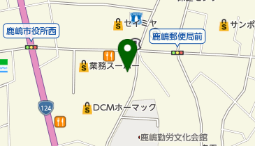 大船食堂の地図画像