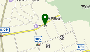 境屋食堂の地図画像